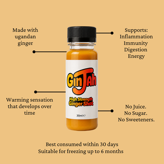 GINJAH Strong Ginger Shot – 28 Pack