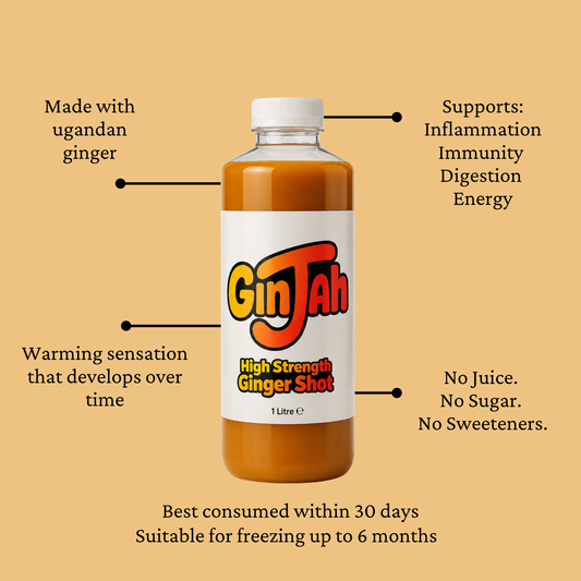 GINJAH Strong Ginger Shot  – 1 Litre