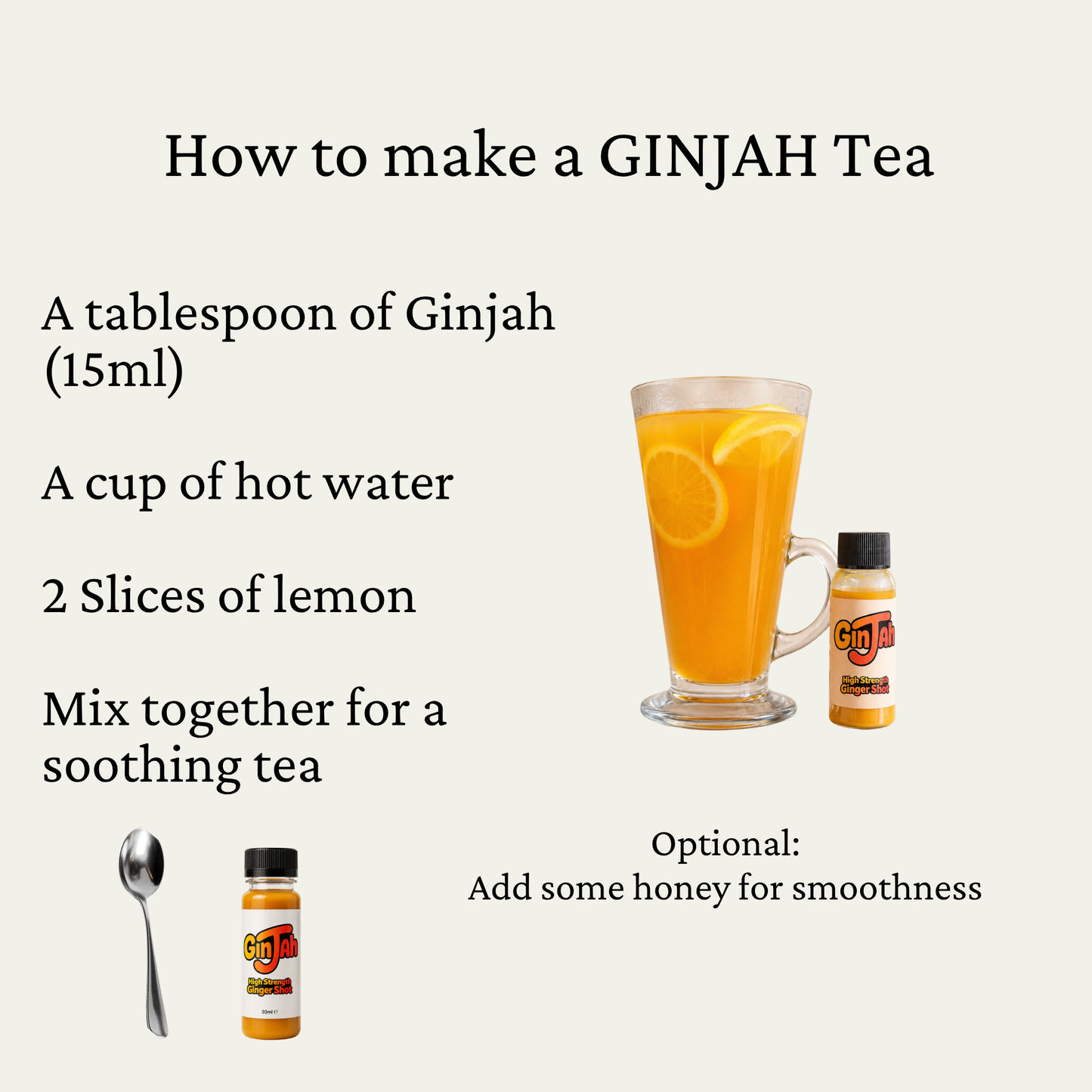 GINJAH Strong Ginger Shot – 250ml